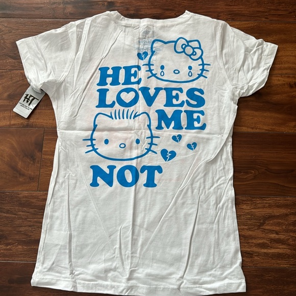 New Hello Kitty by Doe Dear Daniel Tee, Size Large Juniors, Vintage NWT! - Picture 3 of 6